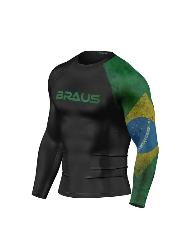 Flags No Gi Rash Guard Long Sleeve