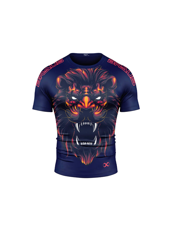 Lion No Gi Rash Guard Short Sleeve
