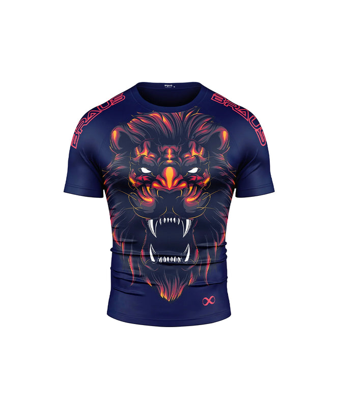 Lion No Gi Rash Guard Short Sleeve