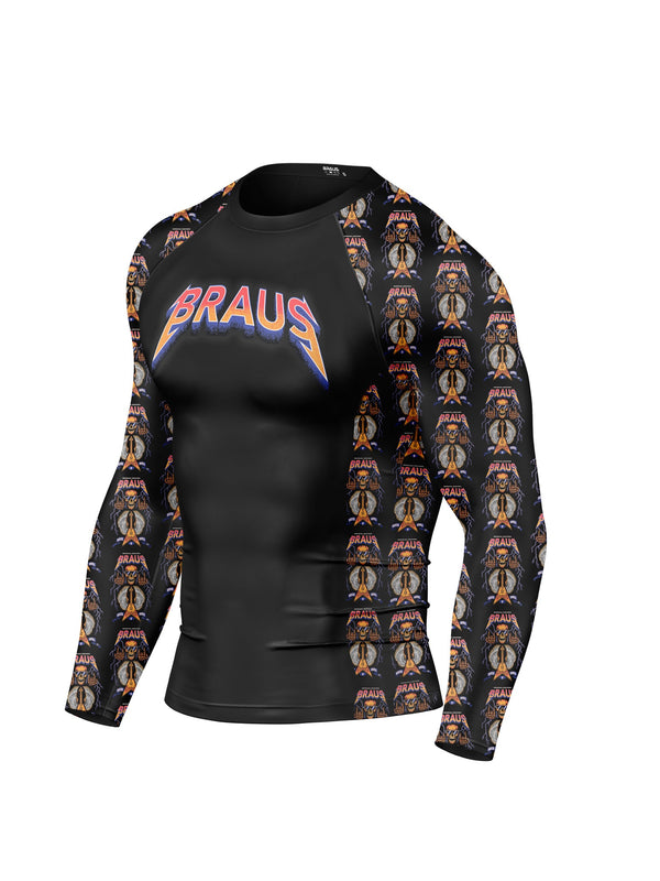 Rock and Roll No Gi Rash Guard Long Sleeve