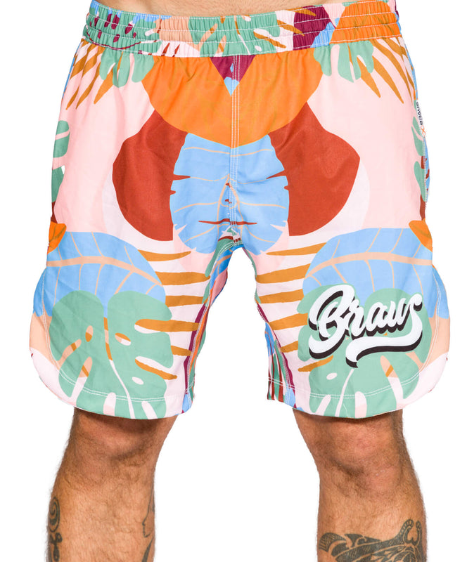 Braus Fight No Gi Grappling Shorts Tropical