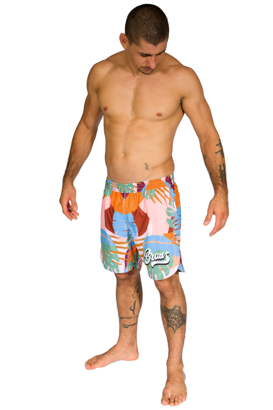 Braus Fight No Gi Grappling Shorts Tropical