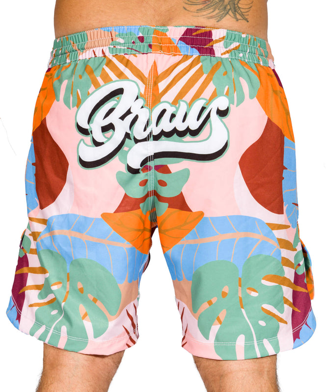 Braus Fight No Gi Grappling Shorts Tropical