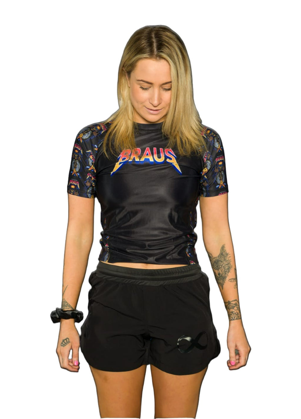 Rock and Roll Women's No Gi Rash Guard Short Sleeve