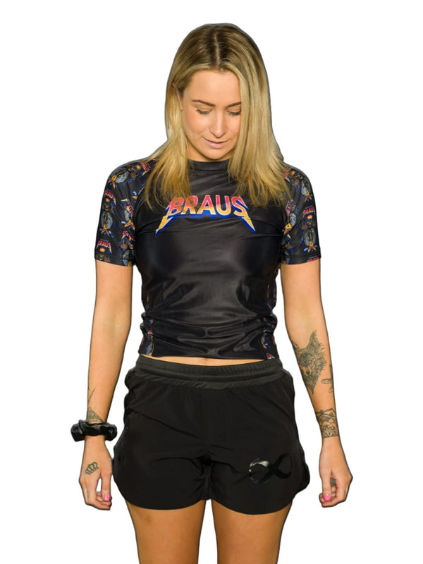 Rock and Roll Women's No Gi Rash Guard Long Sleeve