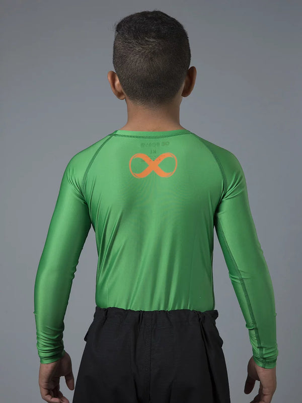 Ranked Kids No Gi Rash Guard Long Sleeve