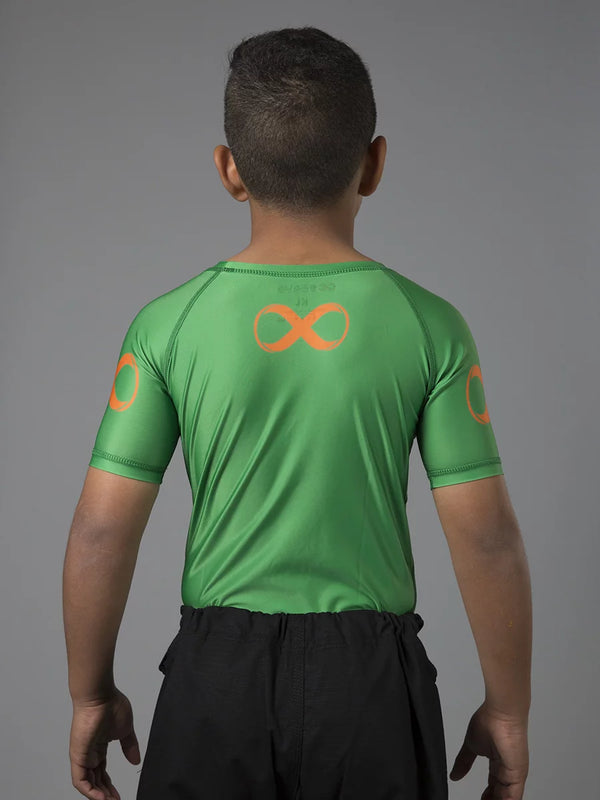Ranked Kids No Gi Rash Guard Short Sleeve