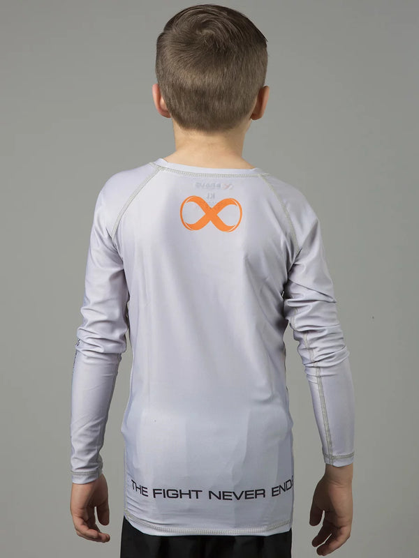 Ranked Kids No Gi Rash Guard Long Sleeve