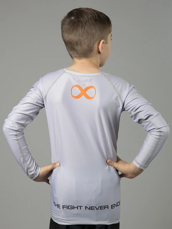 Ranked Kids No Gi Rash Guard Long Sleeve