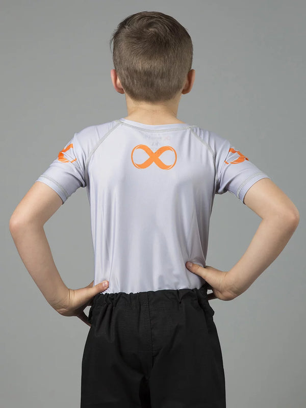 Ranked Kids No Gi Rash Guard Short Sleeve
