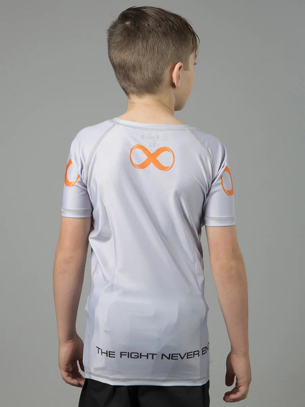 Ranked Kids No Gi Rash Guard Short Sleeve