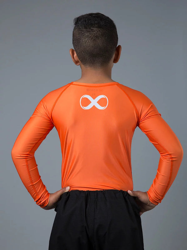 Ranked Kids No Gi Rash Guard Long Sleeve
