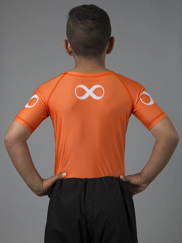 Ranked Kids No Gi Rash Guard Short Sleeve