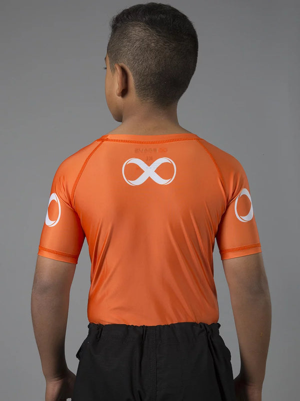 Ranked Kids No Gi Rash Guard Short Sleeve