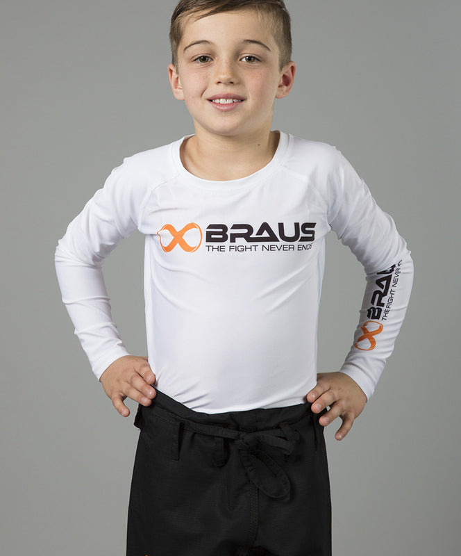 Ranked Kids No Gi Rash Guard Long Sleeve