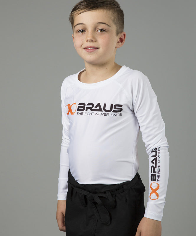 Ranked Kids No Gi Rash Guard Long Sleeve