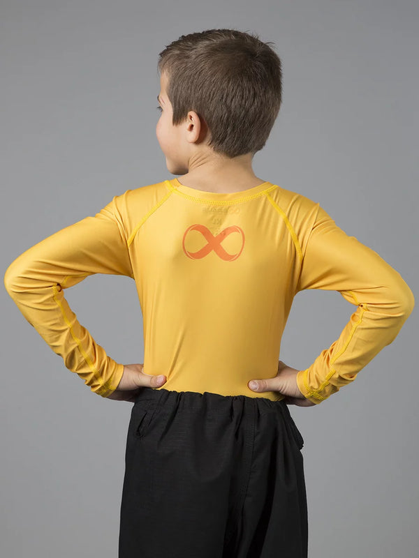 Ranked Kids No Gi Rash Guard Long Sleeve