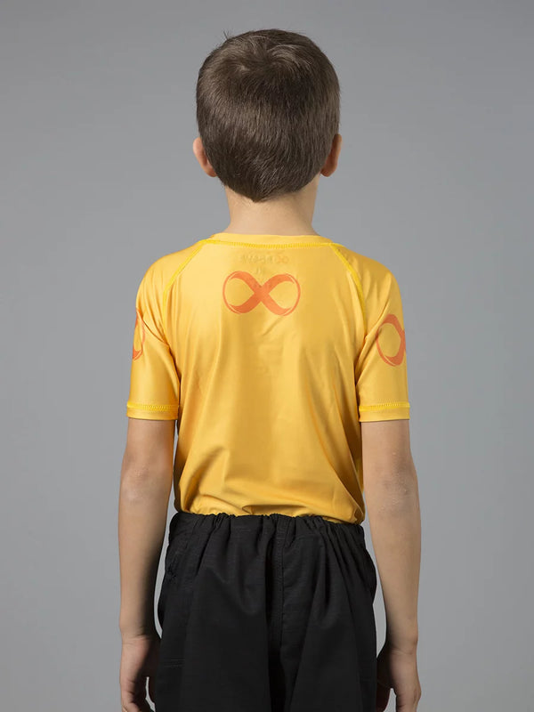 Ranked Kids No Gi Rash Guard Short Sleeve