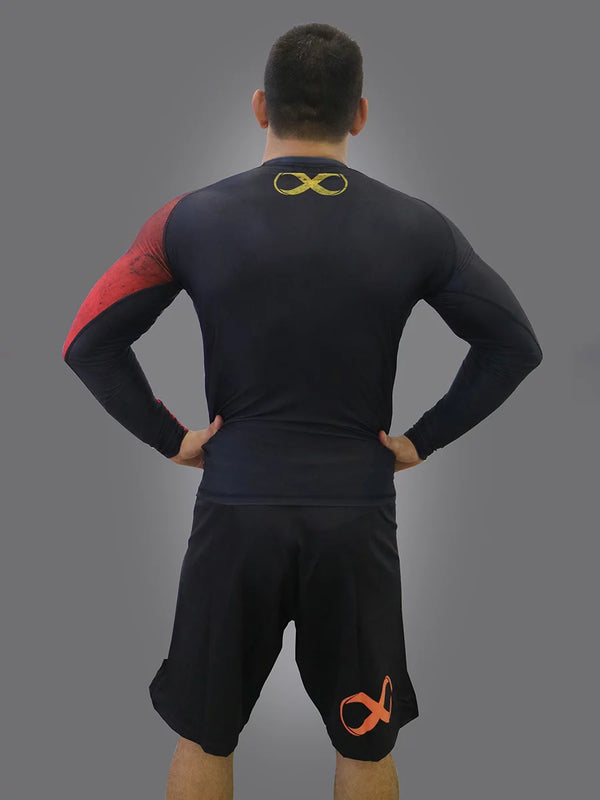 Flags No Gi Rash Guard Long Sleeve