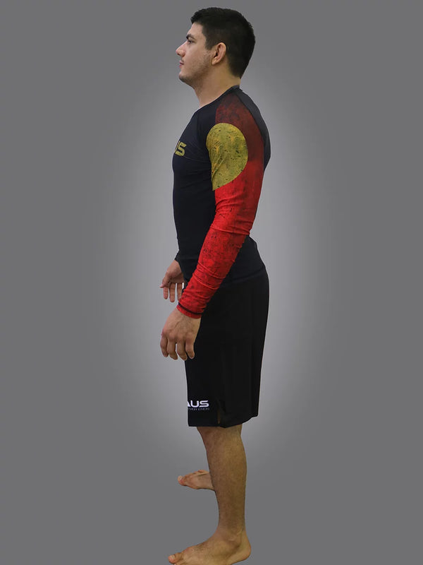 Flags No Gi Rash Guard Long Sleeve