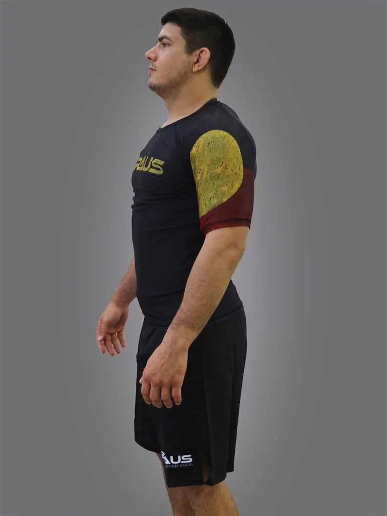 Flags No Gi Rash Guard Short Sleeve