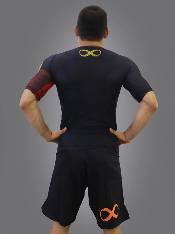 Flags No Gi Rash Guard Short Sleeve