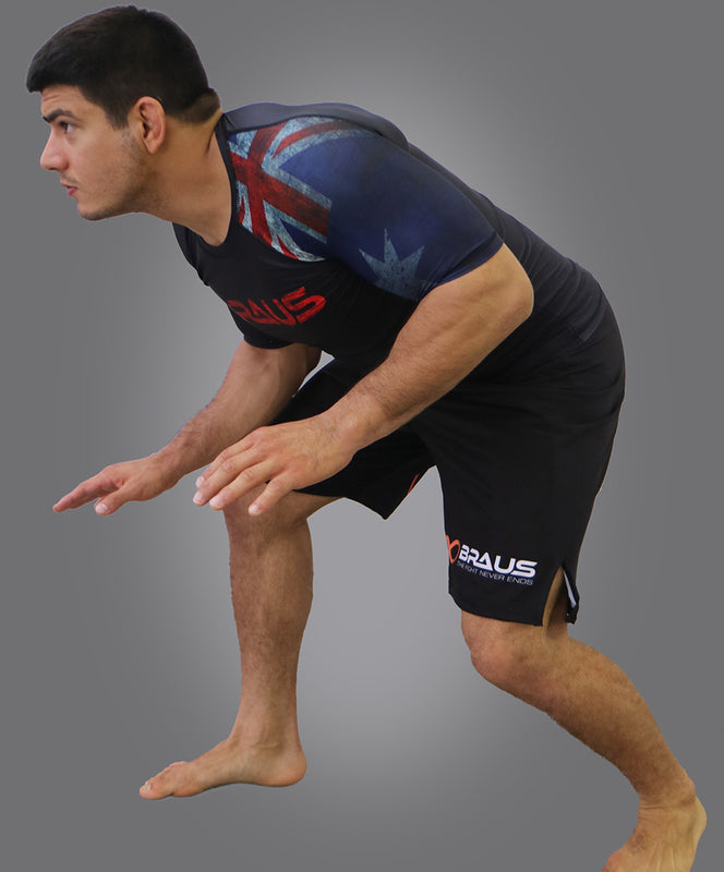 Flags No Gi Rash Guard Short Sleeve