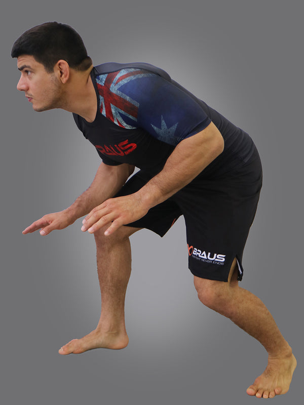 Flags No Gi Rash Guard Short Sleeve