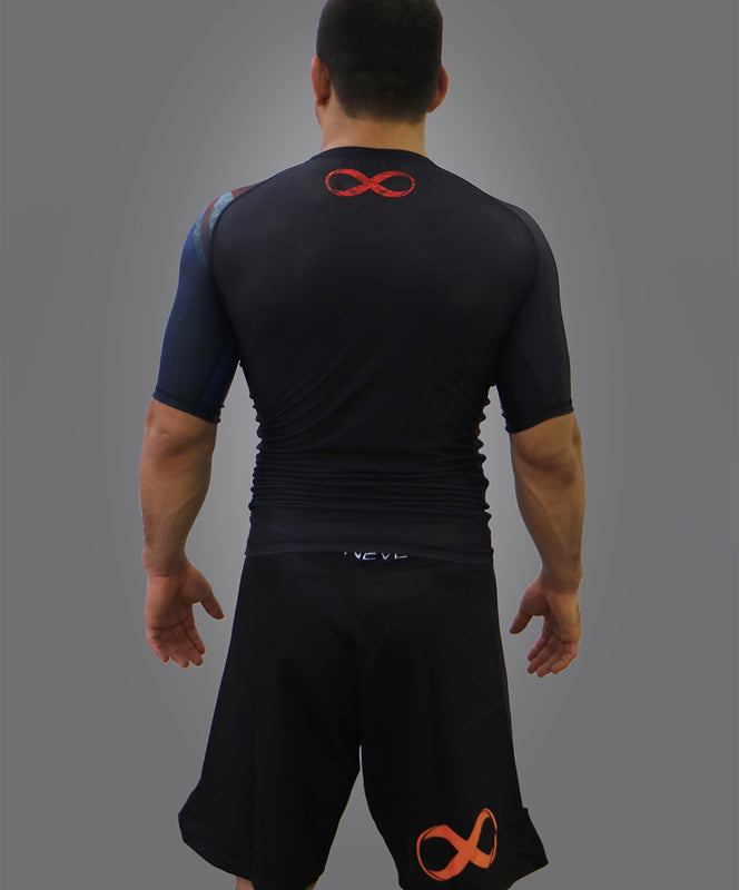 Flags No Gi Rash Guard Short Sleeve