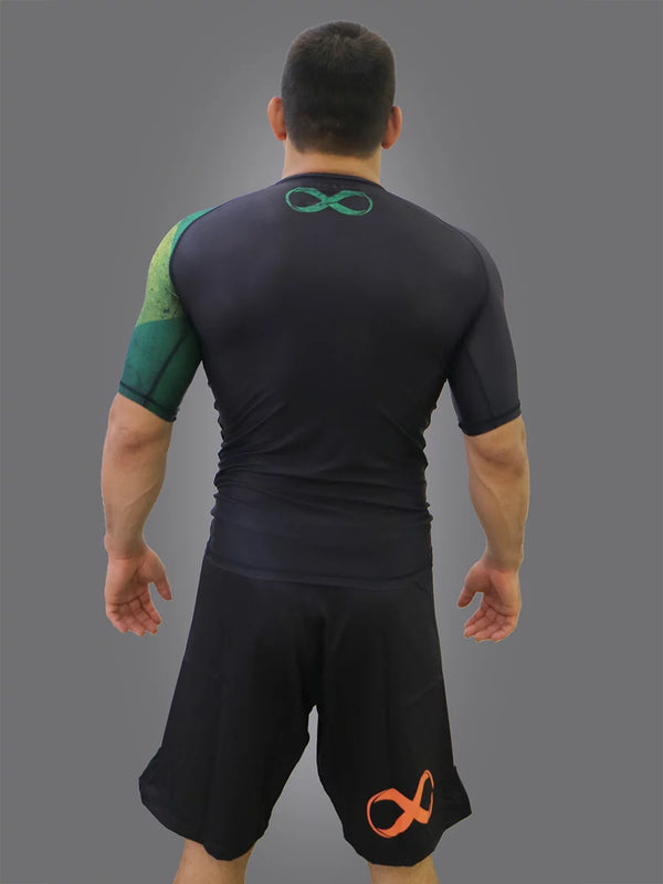 Flags No Gi Rash Guard Short Sleeve