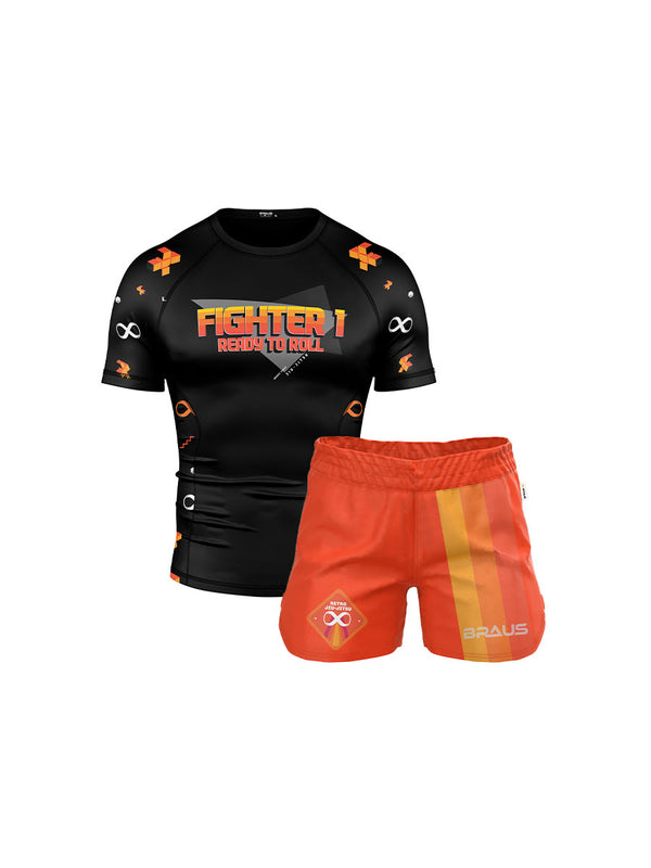 Men Arcade 90s Retro No Gi Set + Free Finger Tape