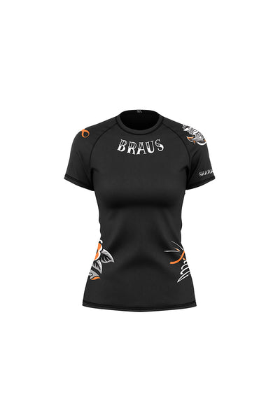 Shark Tank Women's No Gi Rash Guard Short Sleeve