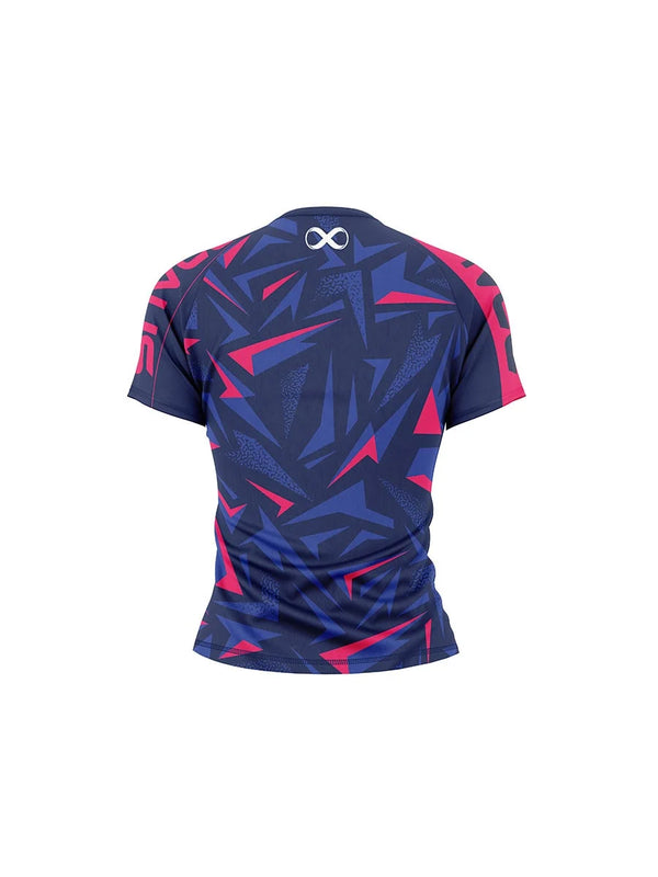 10 Years Kids No Gi Rash Guard Short Sleeve Navy Pink