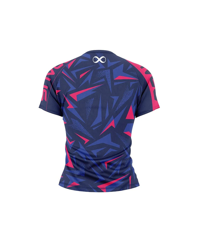 10 Years Kids No Gi Rash Guard Short Sleeve Navy Pink