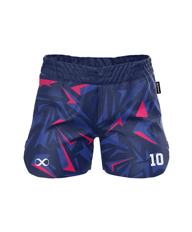 10 Years No Gi Fight Shorts Navy Pink