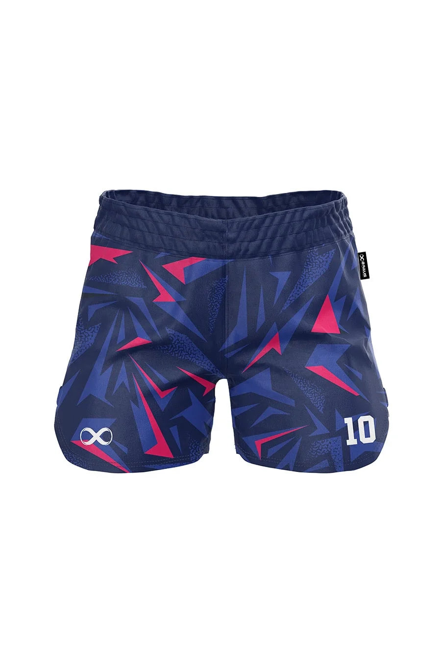 10 Years Kids No Gi Fight Shorts Navy Pink