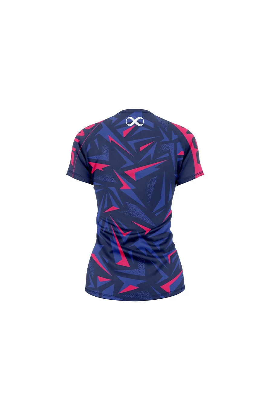 10 Years Women's No Gi Rash Guard Short Sleeve Navy Pink