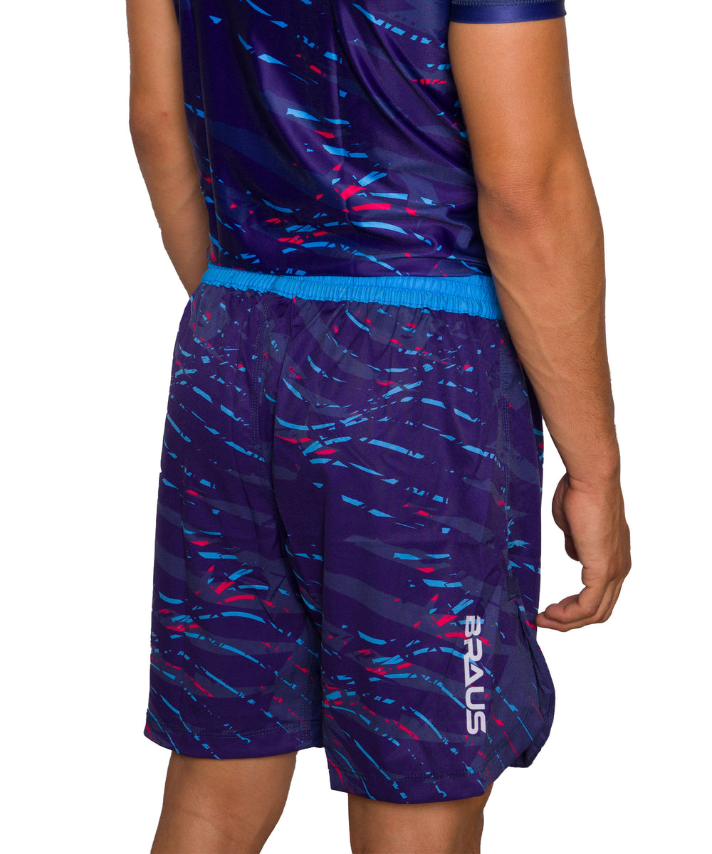 10 Years No Gi Fight Shorts Navy Aqua