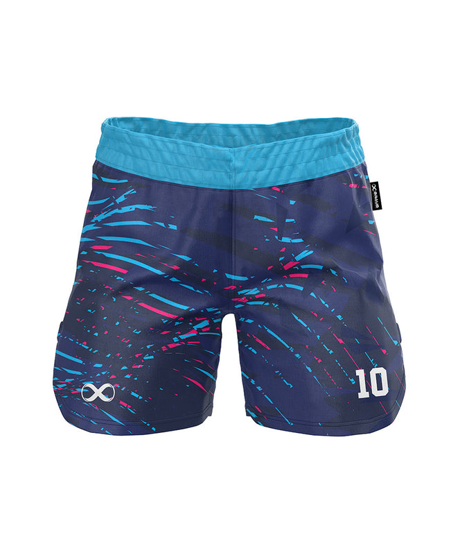 10 Years No Gi Fight Shorts Navy Aqua