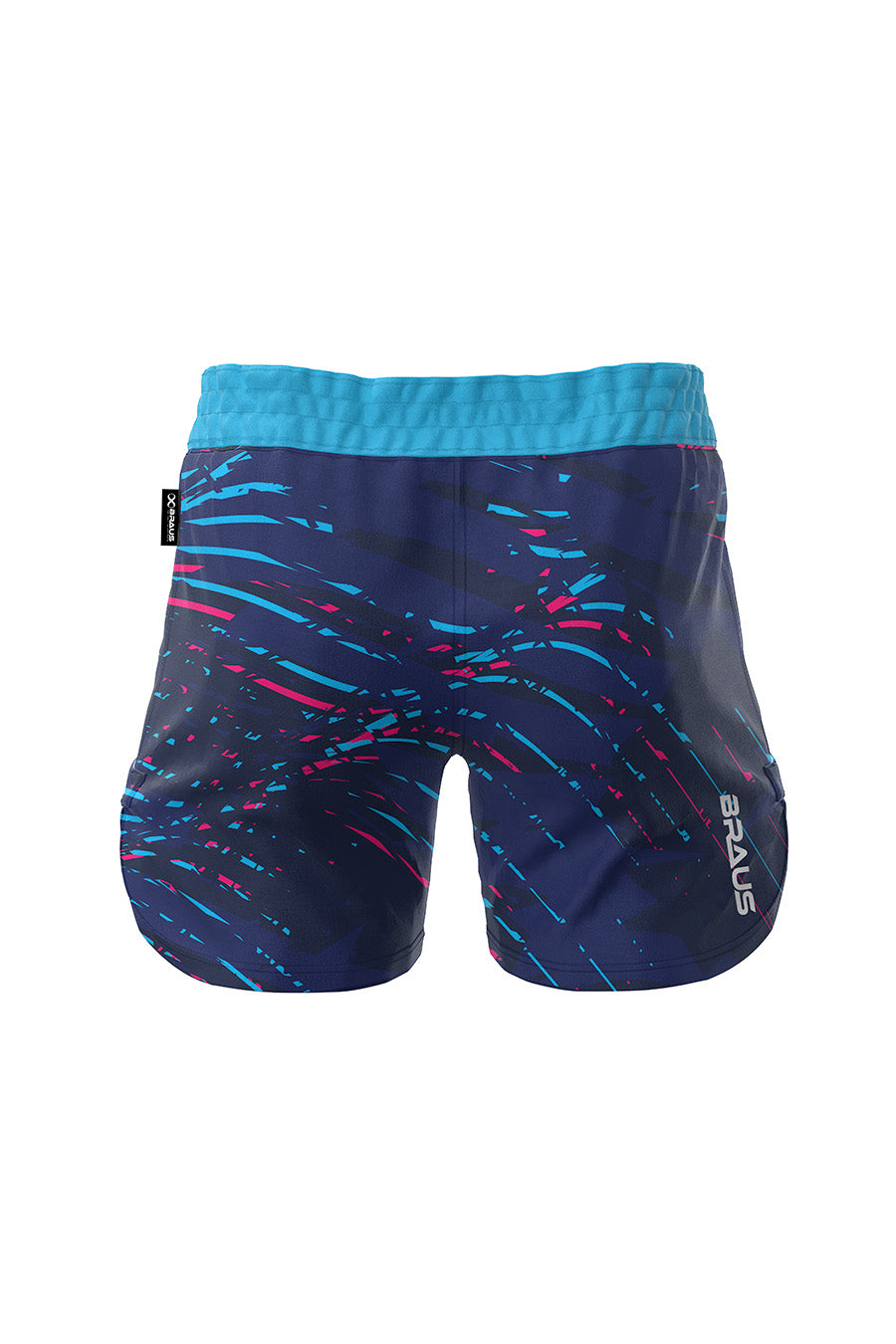 10 Years No Gi Fight Shorts Navy Aqua