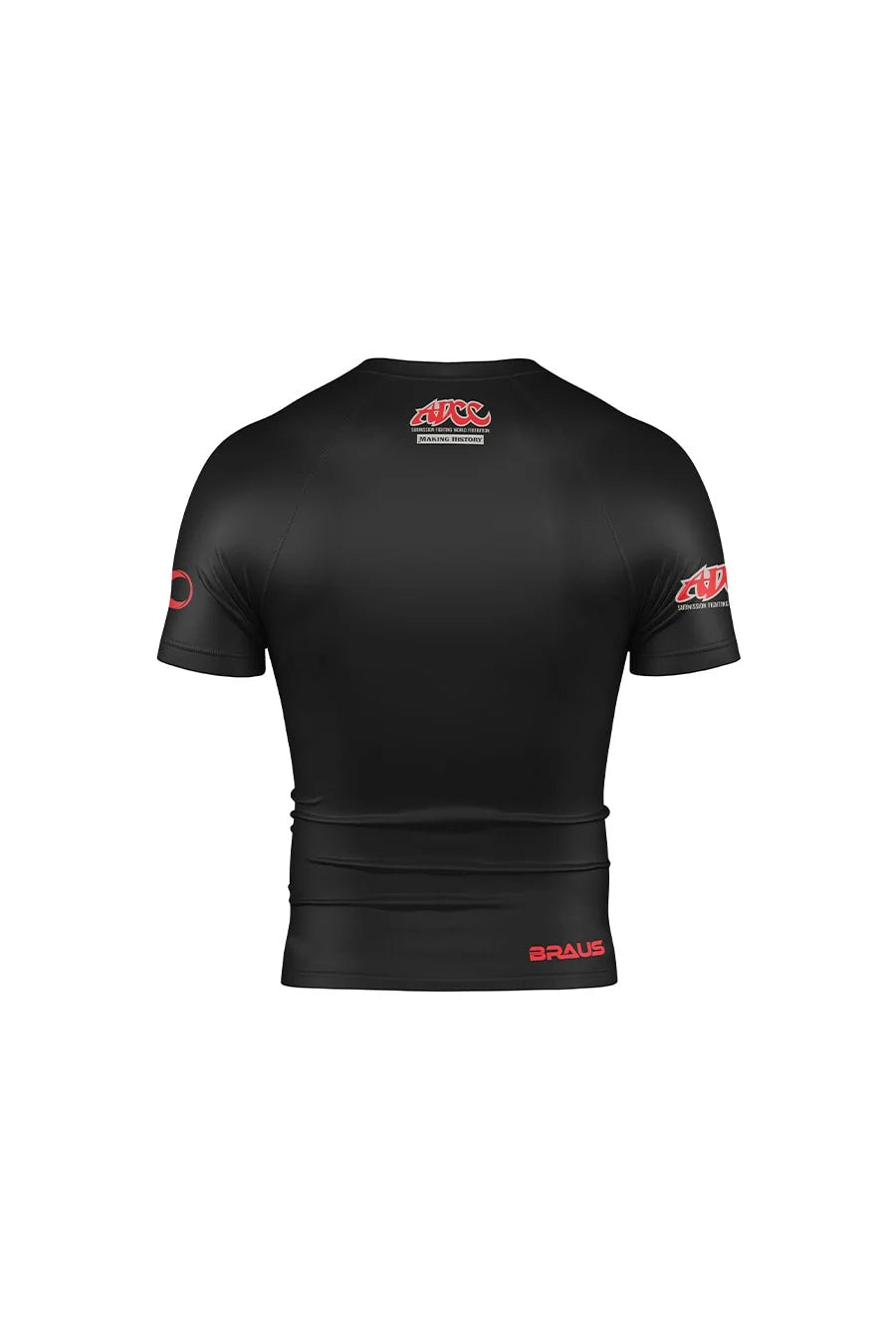 ADCC 25 Years No Gi Rash Guard Short Sleeve Black