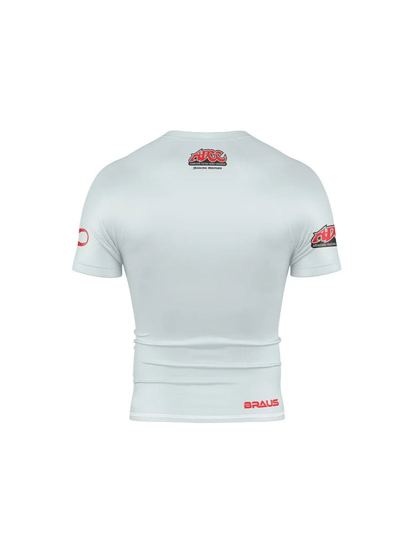 ADCC 25 Years No Gi Rash Guard Short Sleeve Grey