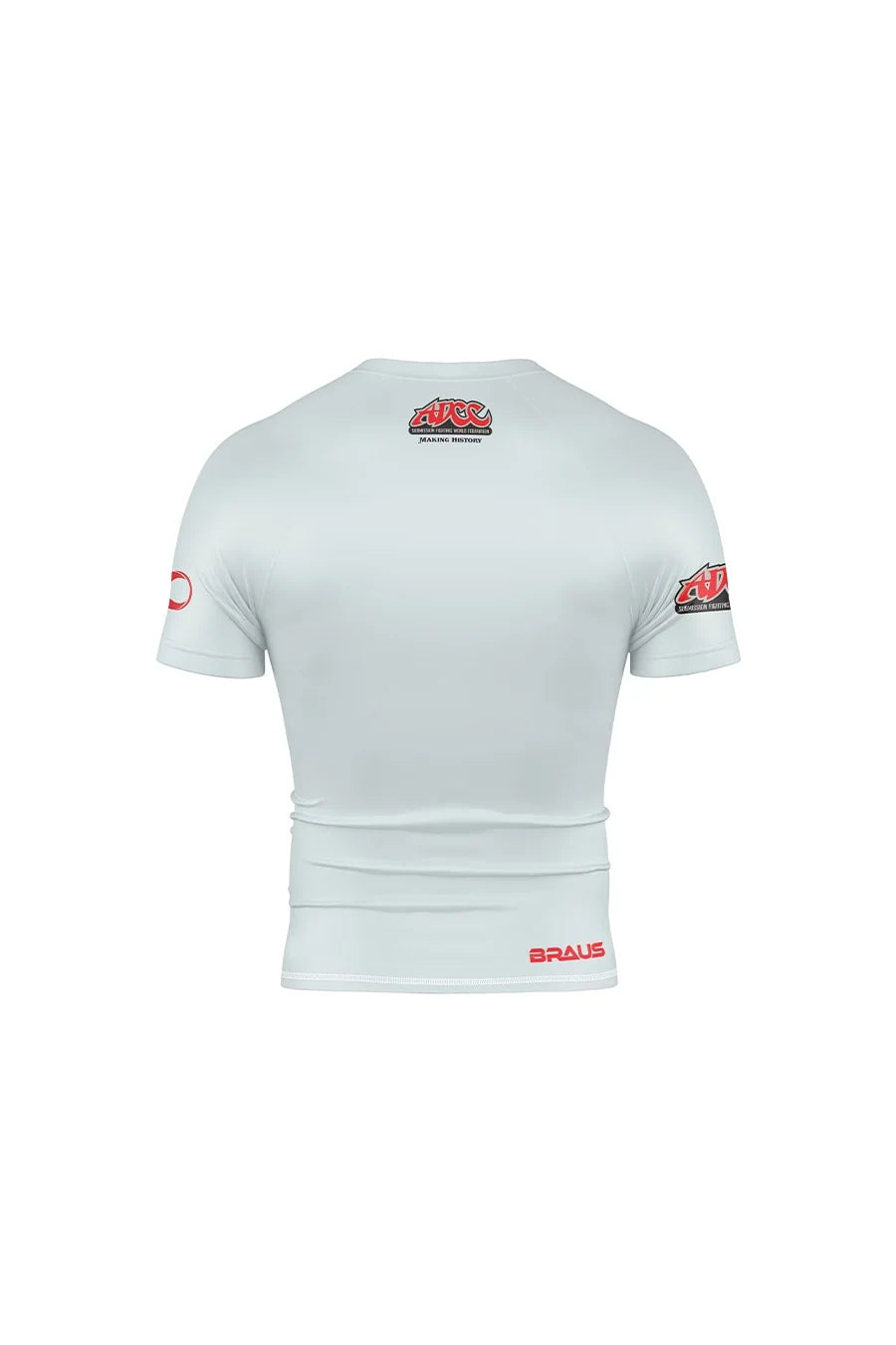 ADCC 25 Years No Gi Rash Guard Short Sleeve Grey