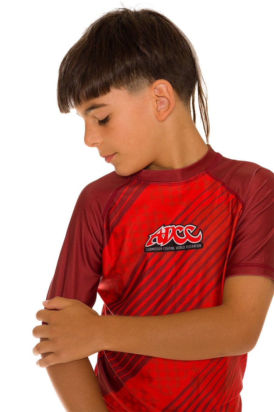 ADCC Kids Red No Gi Set + Free Sticker