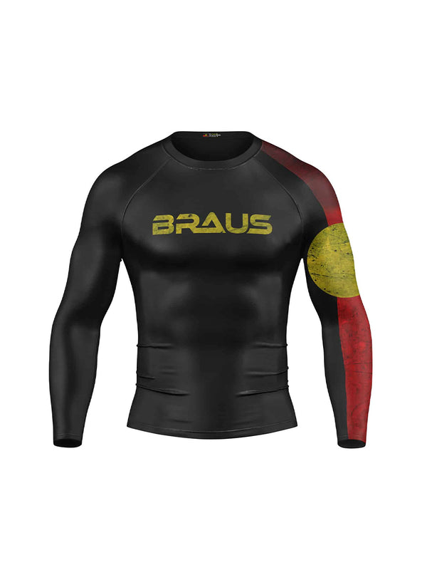 Flags No Gi Rash Guard Long Sleeve