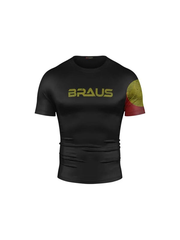 Flags No Gi Rash Guard Short Sleeve