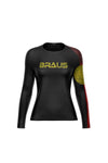 Flags Women's No Gi Rash Guard Long Sleeve