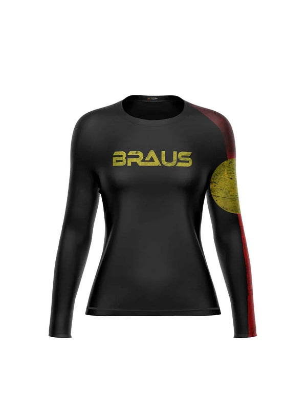 Flags Women's No Gi Rash Guard Long Sleeve