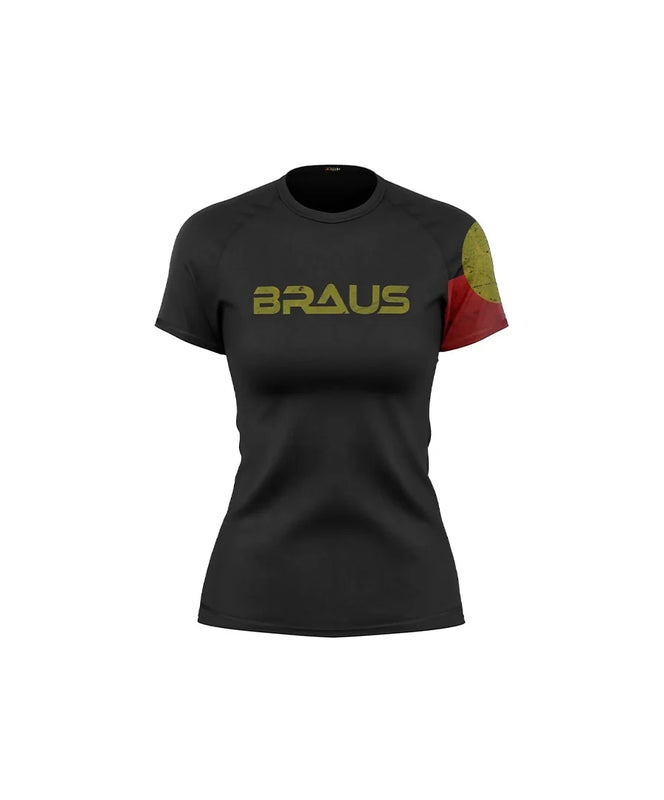 Flags Women's No Gi Rash Guard Short Sleeve