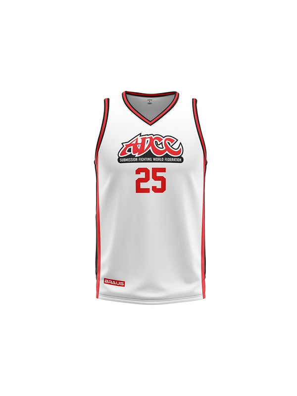 ADCC Kids Basketball Jersey White